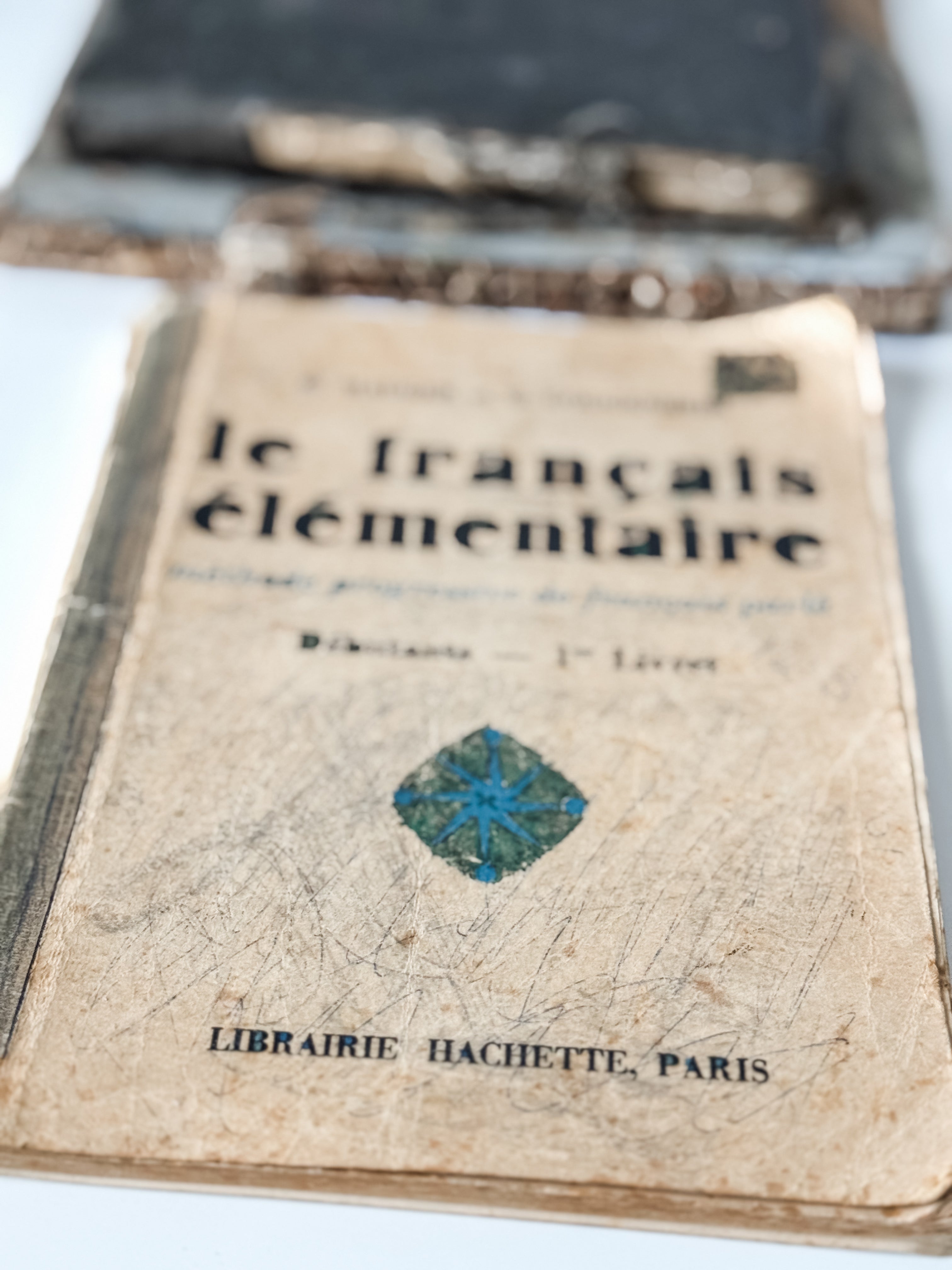 Stack Of Three Amazing Tattered School Books