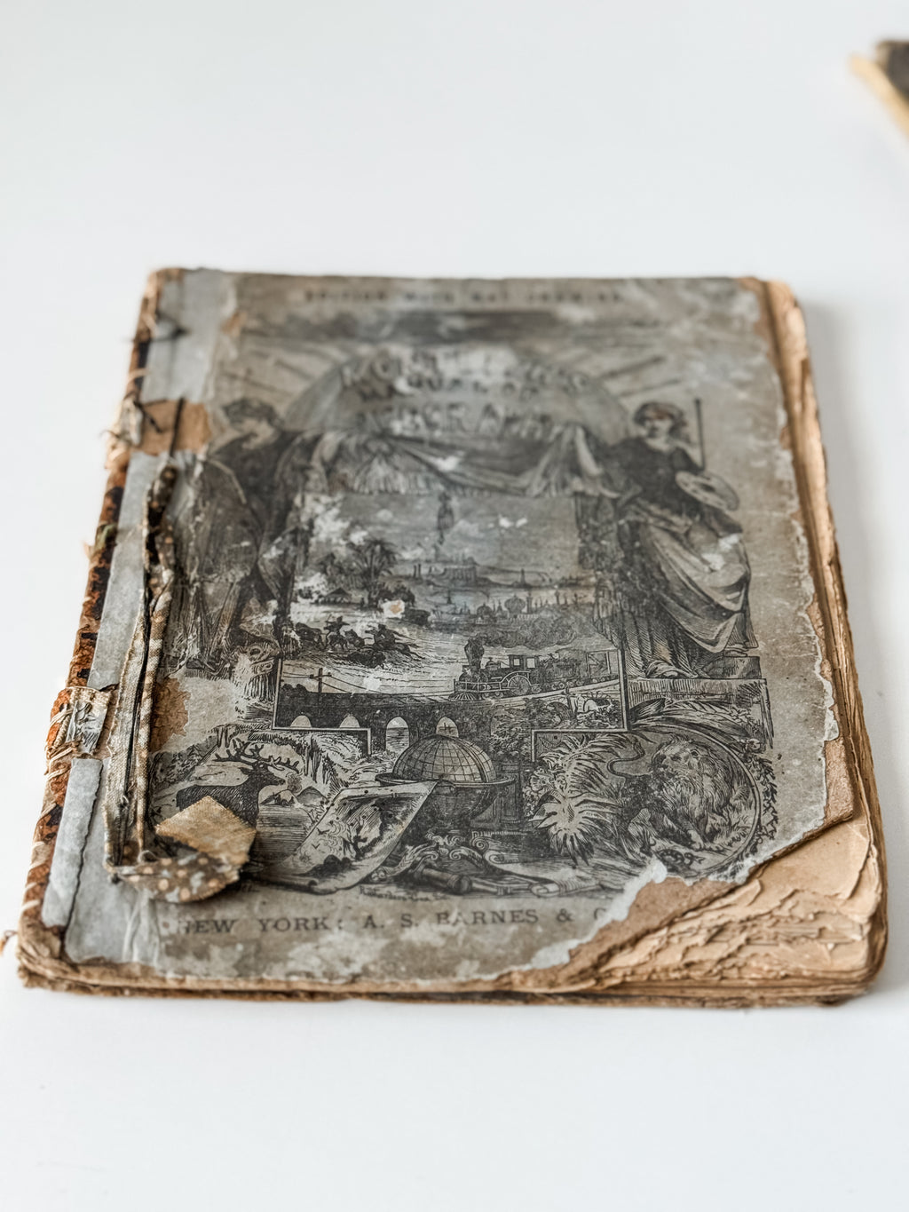 Stack Of Three Amazing Tattered School Books