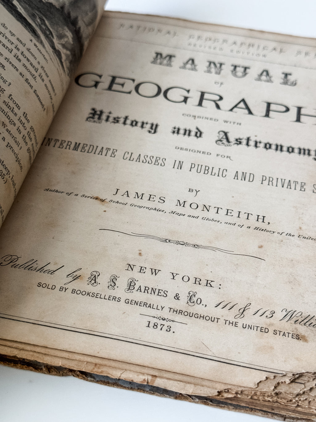 Stack Of Three Amazing Tattered School Books