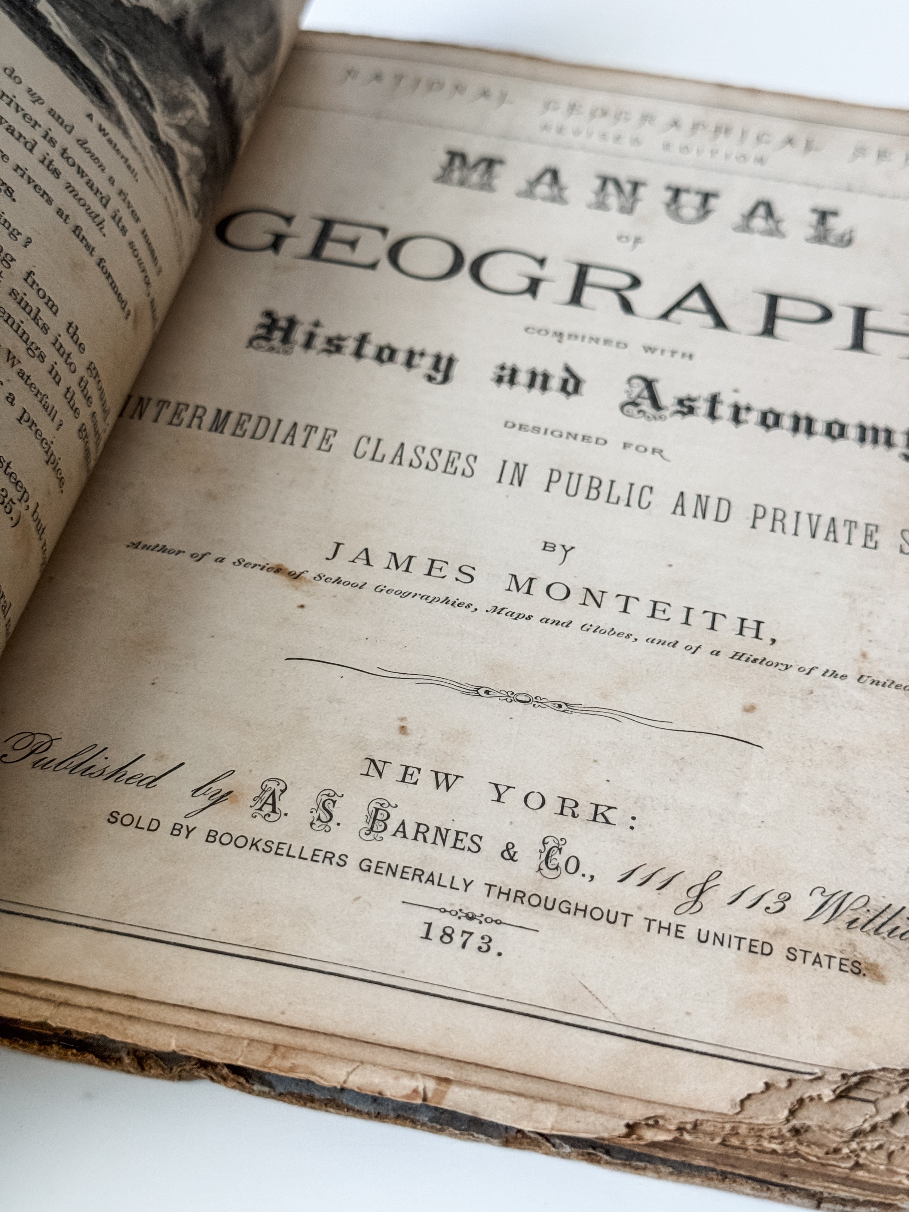Stack Of Three Amazing Tattered School Books
