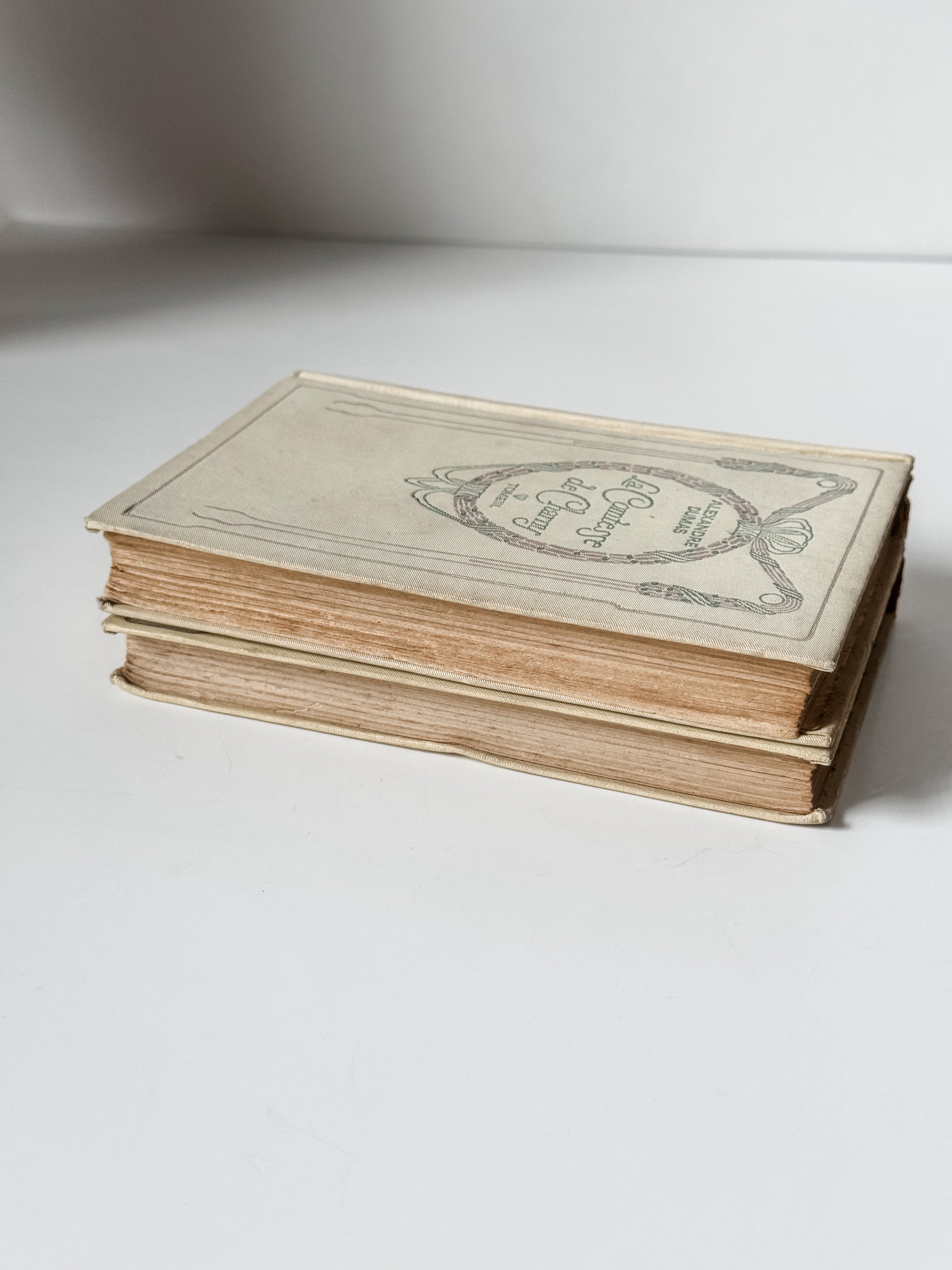 Early 1900s Parisian Books Set Of Two