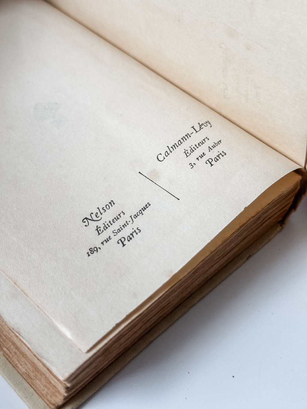 Early 1900s Parisian Books Set Of Two