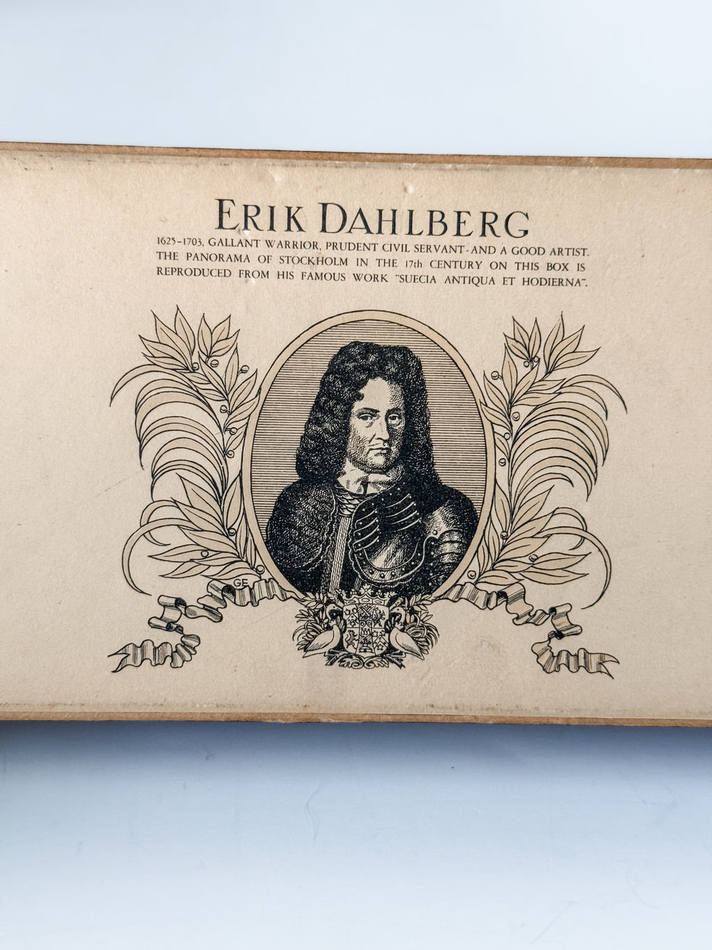 Vintage Swedish Fireplace Matches In Graphic Cardboard Box