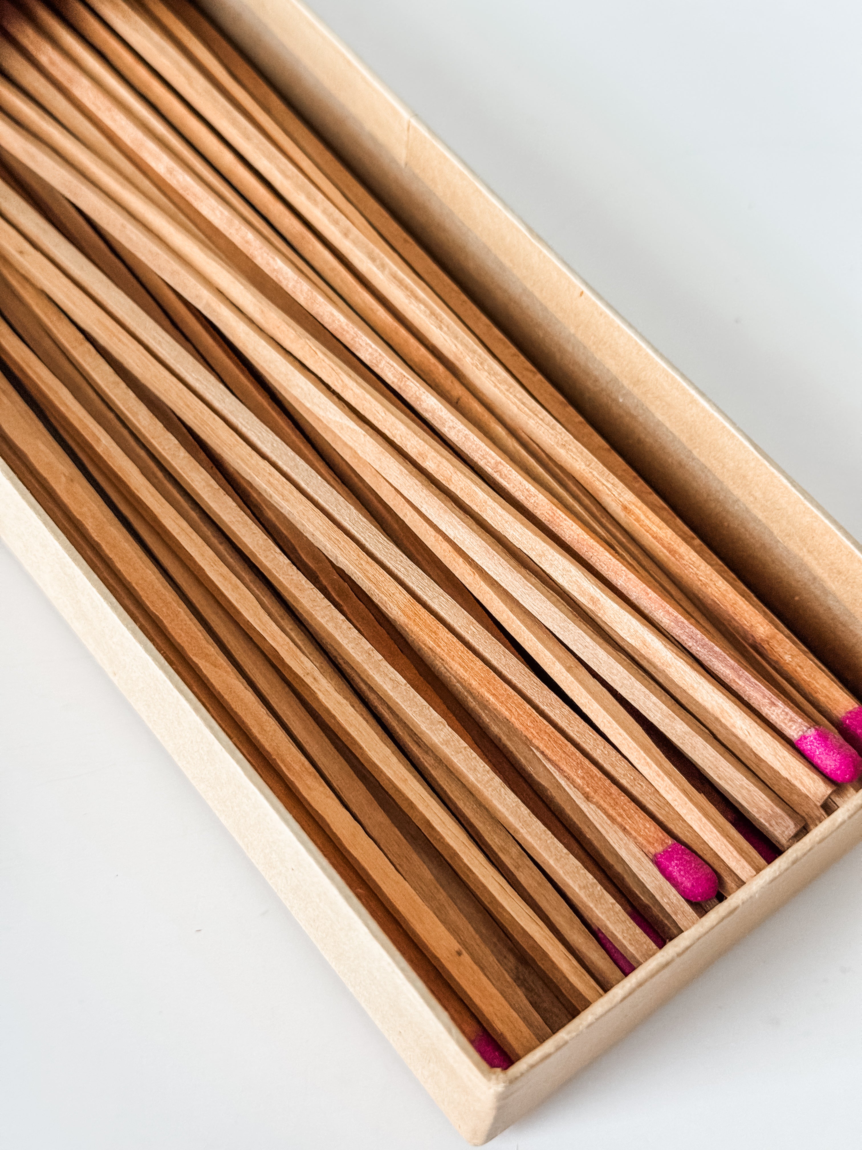 Vintage Swedish Fireplace Matches In Graphic Cardboard Box