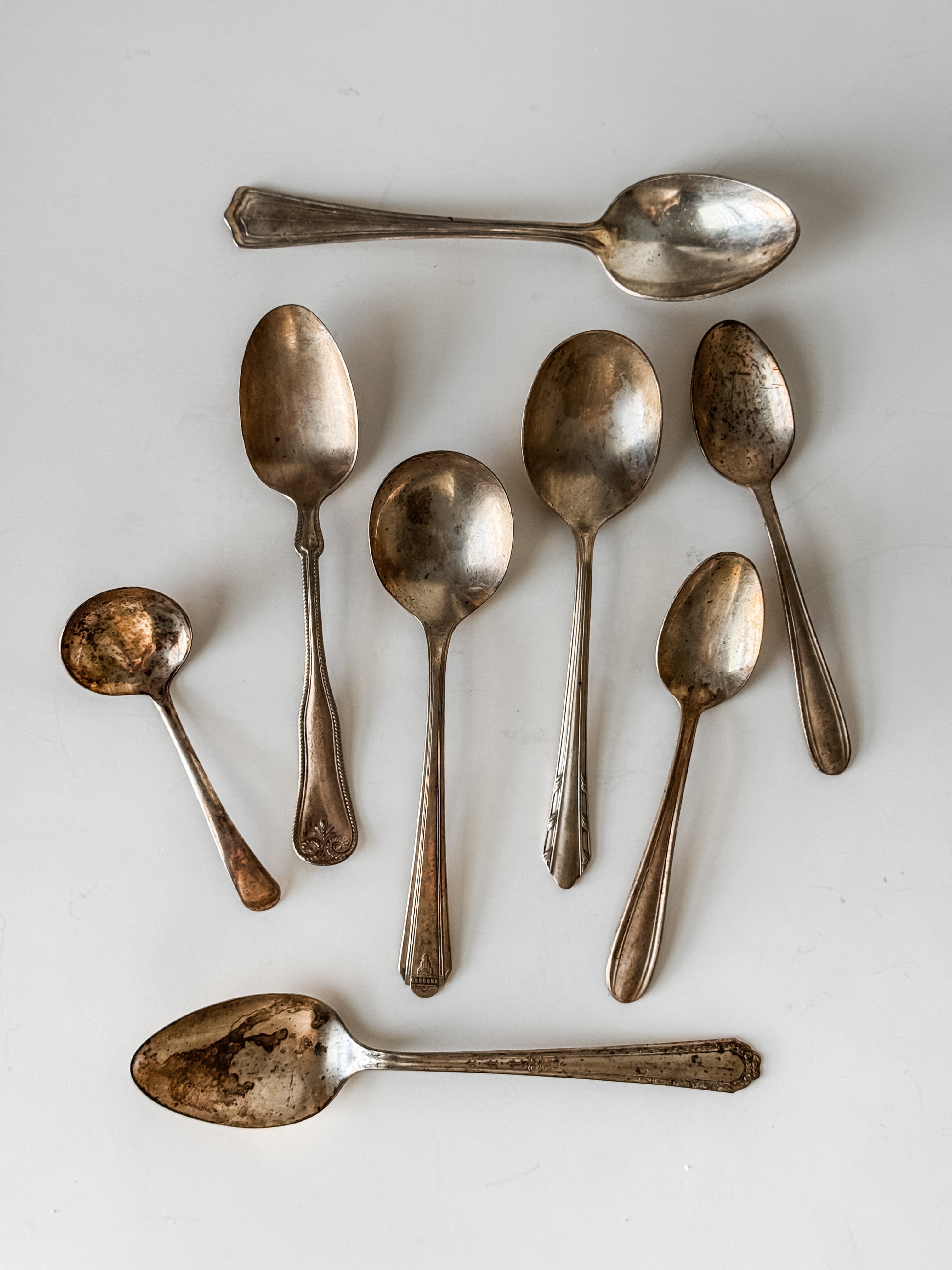 Sweet Bouquet Of Vintage And Antique Spoons