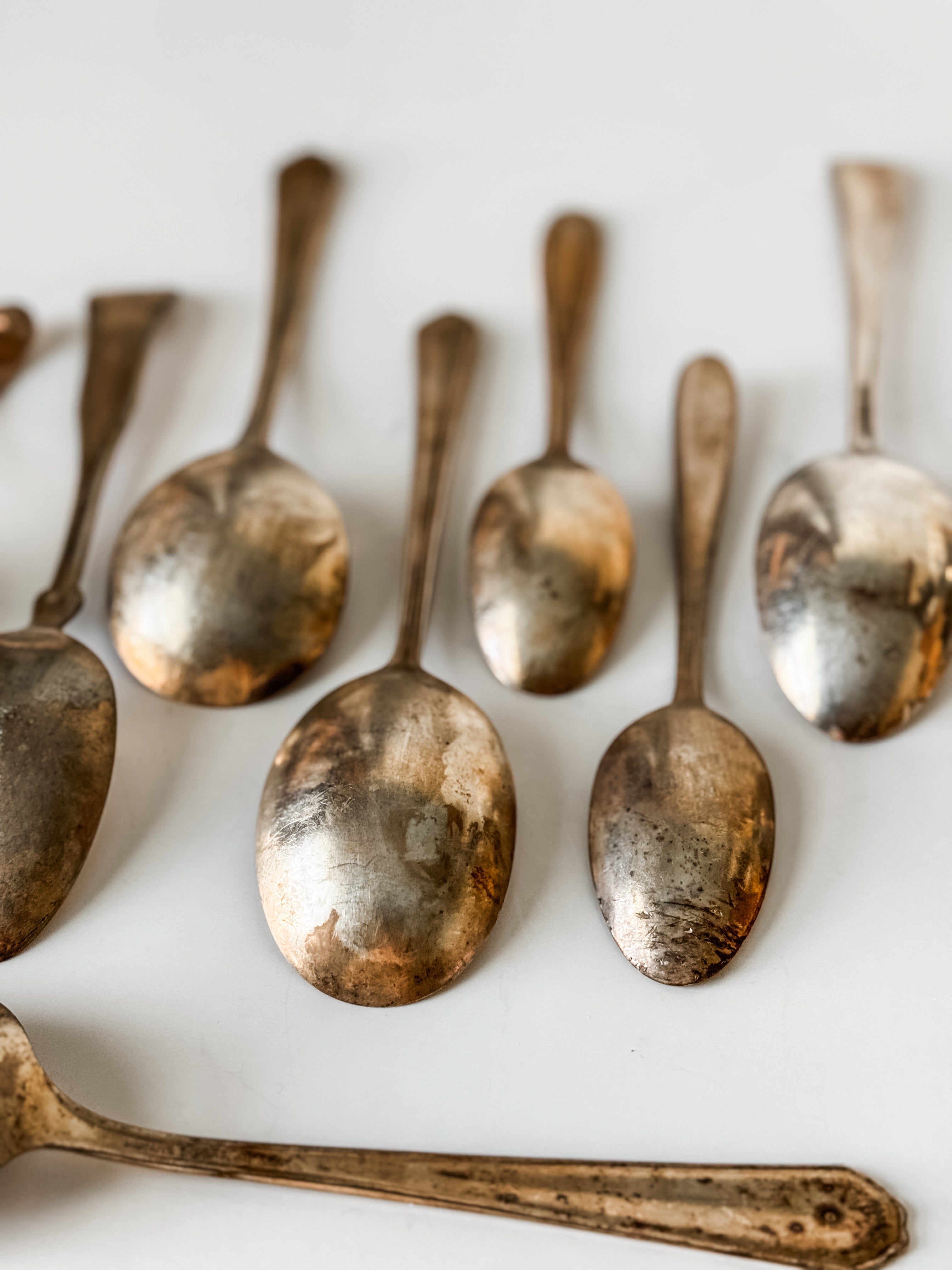 Sweet Bouquet Of Vintage And Antique Spoons