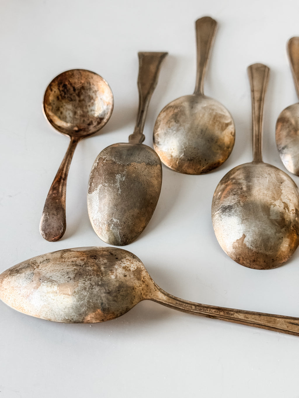Sweet Bouquet Of Vintage And Antique Spoons
