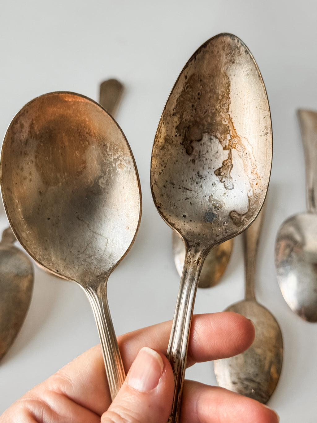 Sweet Bouquet Of Vintage And Antique Spoons